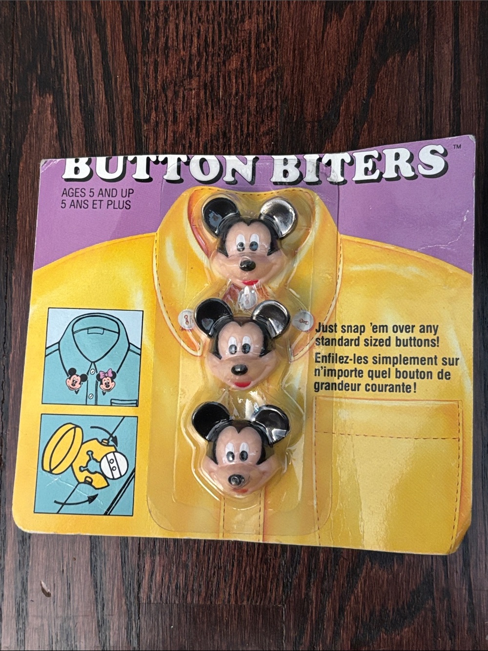 Disney Mickey Mouse "Button Biters" by Brookside
